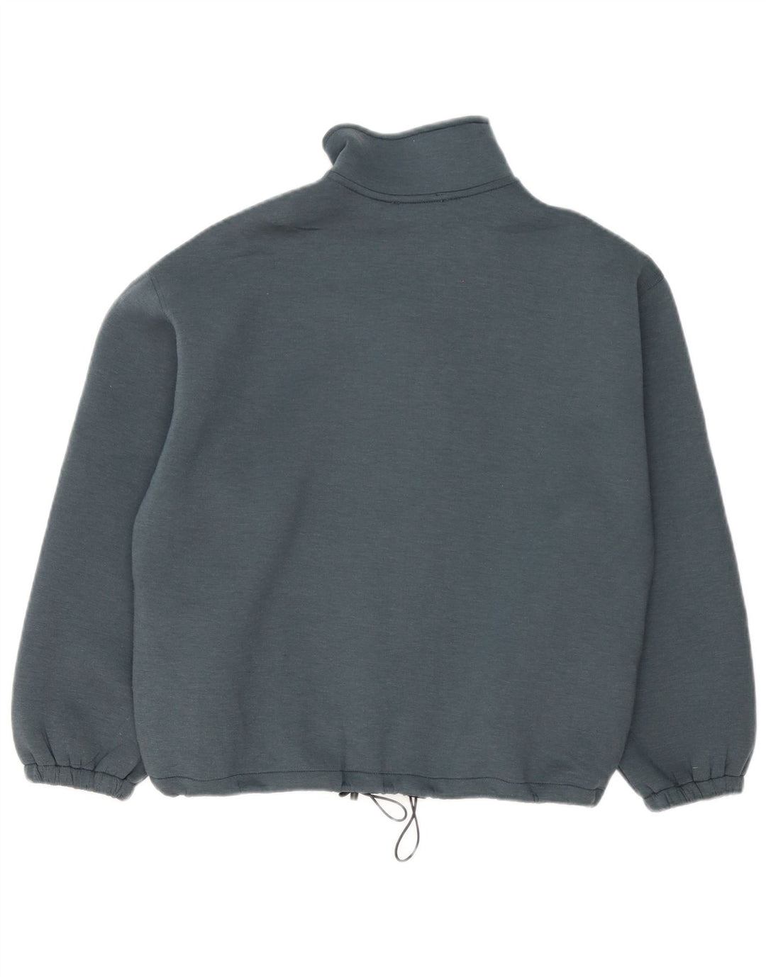 Zara Womens Oversized Tracksuit Top Jacket UK 10 Small Blue Polyester
