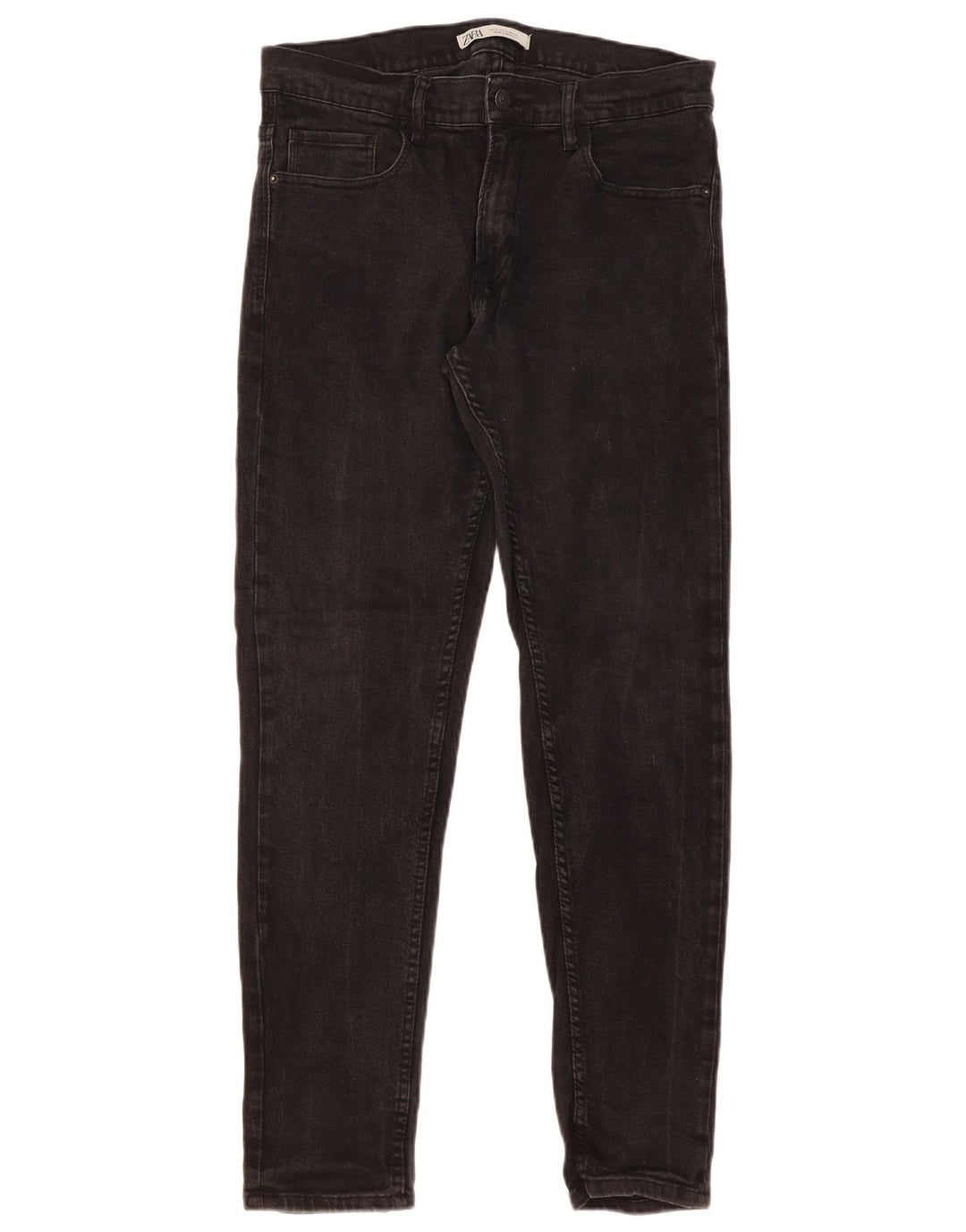 Zara Mens Slim Jeans EU 44 Large W34 L31 Black