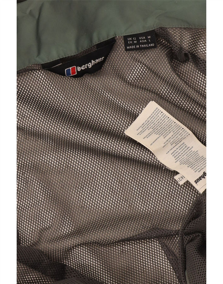 Berghaus Womens Hooded Rain Jacket UK 12 Medium  Black Polyamide