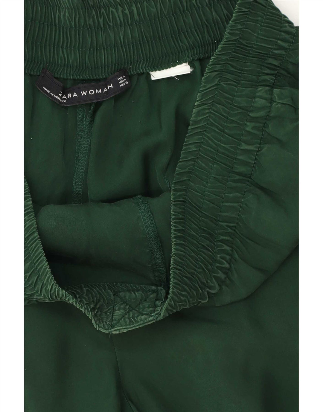 Zara Womens Tapered Trousers Medium W28 L27 Green