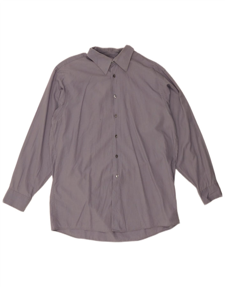 CALVIN KLEIN Mens Shirt Size 16 Large Blue