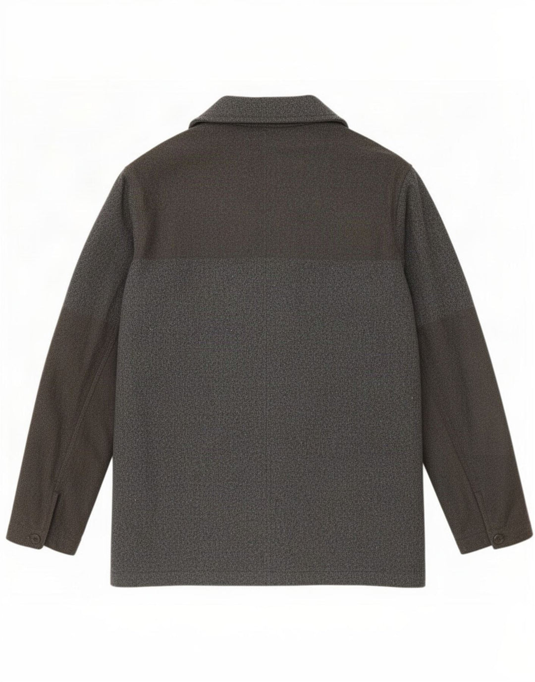 Levi's Mens 3 Button Windbreaker Coat UK 38 Medium Grey Wool