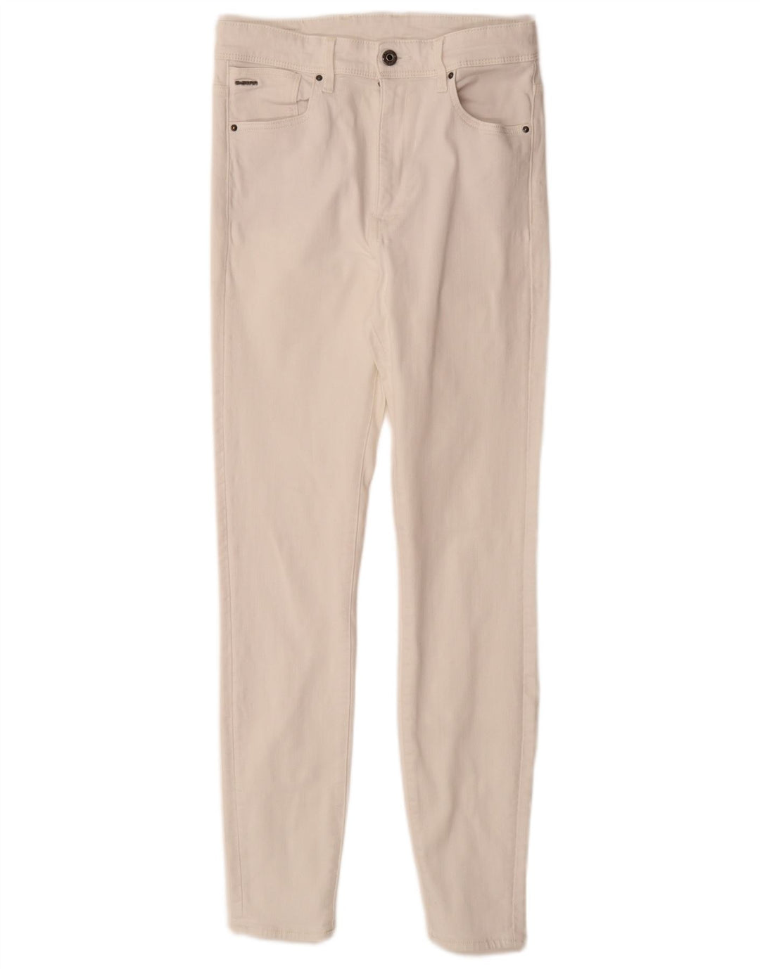 G-STAR Womens Skinny Jeans W29 L32 White Cotton