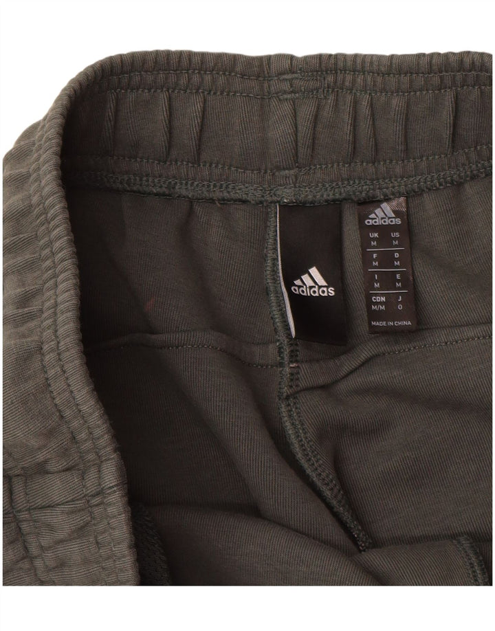 Adidas Mens Tracksuit Trousers Joggers Medium Green Cotton