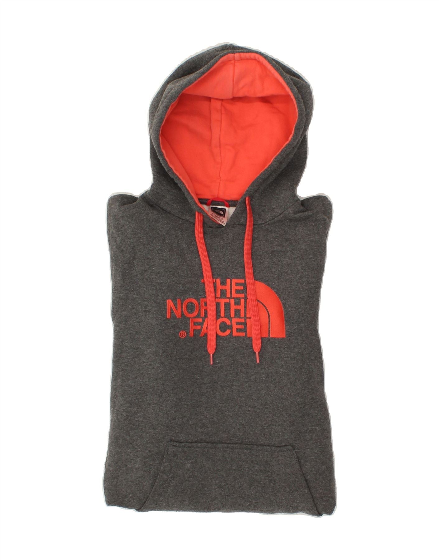 THE NORTH FACE Womens Graphic Hoodie Jumper UK XS Grey