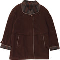 VINTAGE Womens Overcoat UK 14 Large Brown Vintage Vintage and Second-Hand Vintage from Messina Hembry 