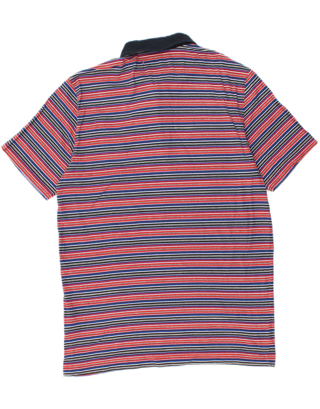 Penguin Mens Polo Shirt Medium Multicoloured Striped Cotton