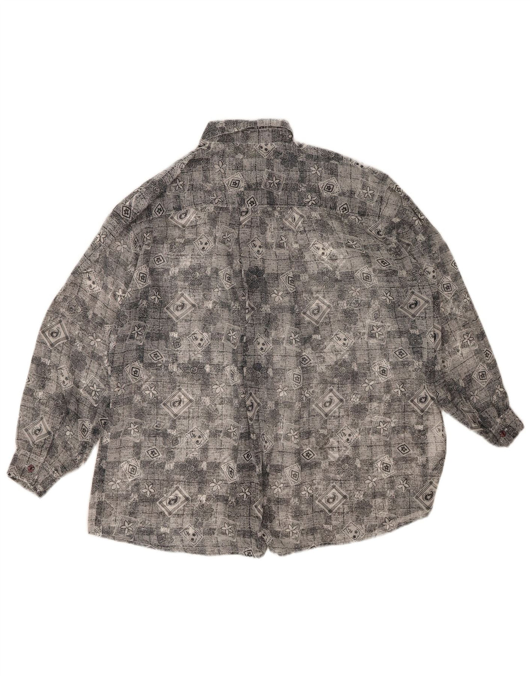 FALMER Womens Shirt Blouse UK 18 XL Grey Floral Polyester