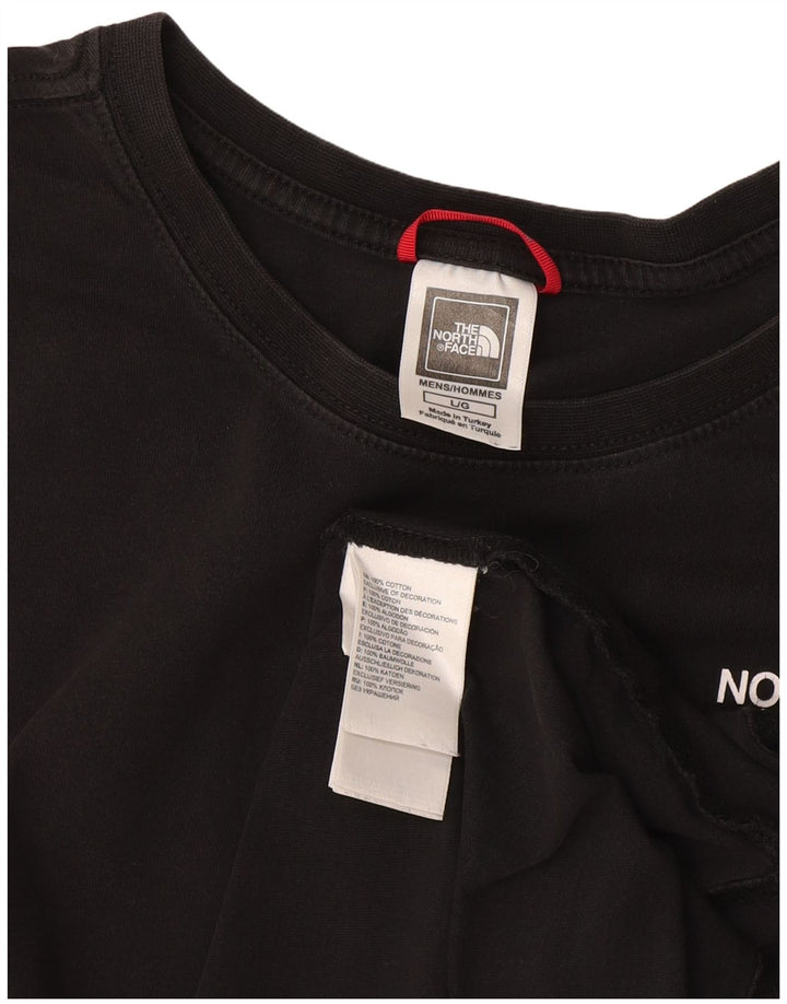 The North Face Mens Graphic T-Shirt Top Large Black Cotton
