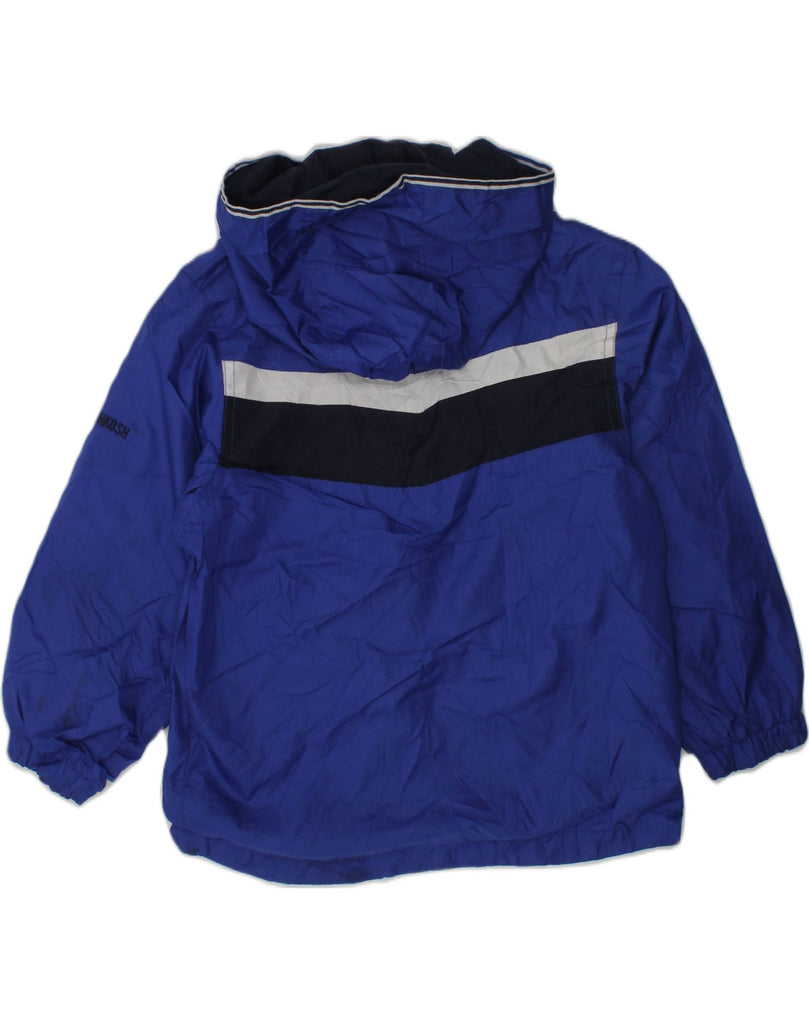 OSH KOSH Boys Hooded Rain Jacket 5-6 Years Blue Polyester | Vintage Osh Kosh | Thrift | Second-Hand Osh Kosh | Used Clothing | Messina Hembry 