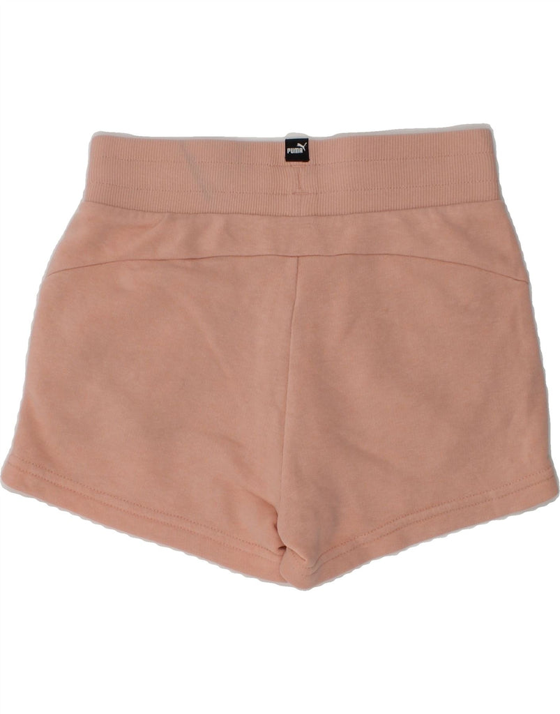 PUMA Girls Sport Shorts 7-8 Years Beige | Vintage Puma | Thrift | Second-Hand Puma | Used Clothing | Messina Hembry 