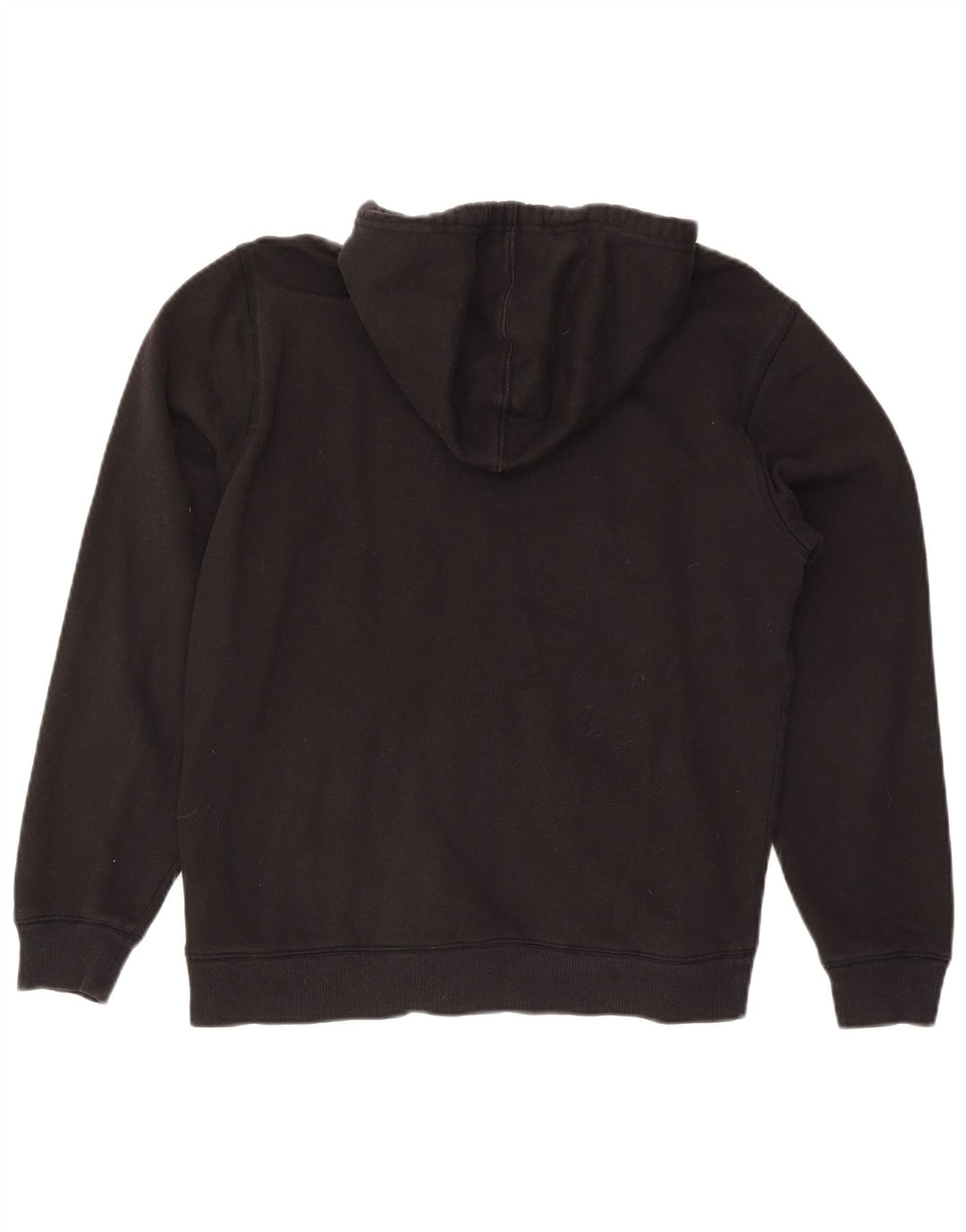Levi's Womens Graphic Hoodie Jumper UK 14 Medium Black Cotton