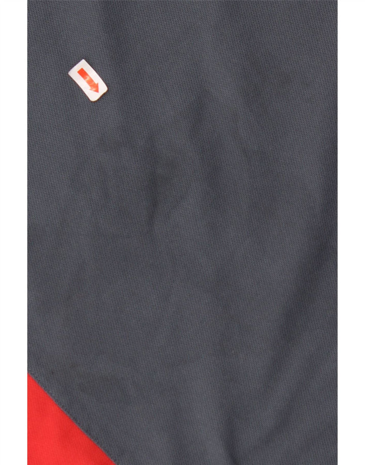 ADIDAS Mens T-Shirt Top Small Grey Colourblock Polyester