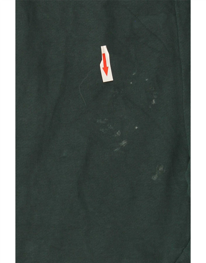 Marks & Spencer Mens Regular Fit Tracksuit Trousers Medium Green Cotton