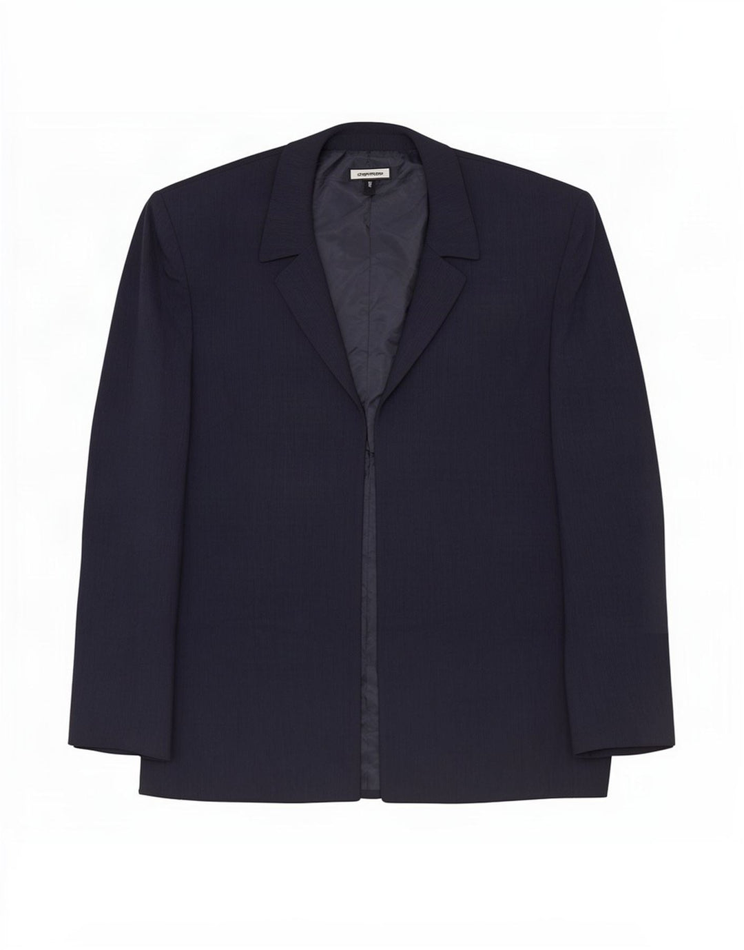 Marks & Spencer Womens Blazer Jacket UK 14 Large Navy Blue Polyester