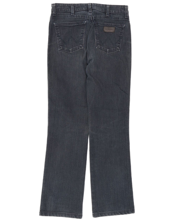Wrangler Womens TIna Straight Jeans W28 L29 Navy Blue Cotton