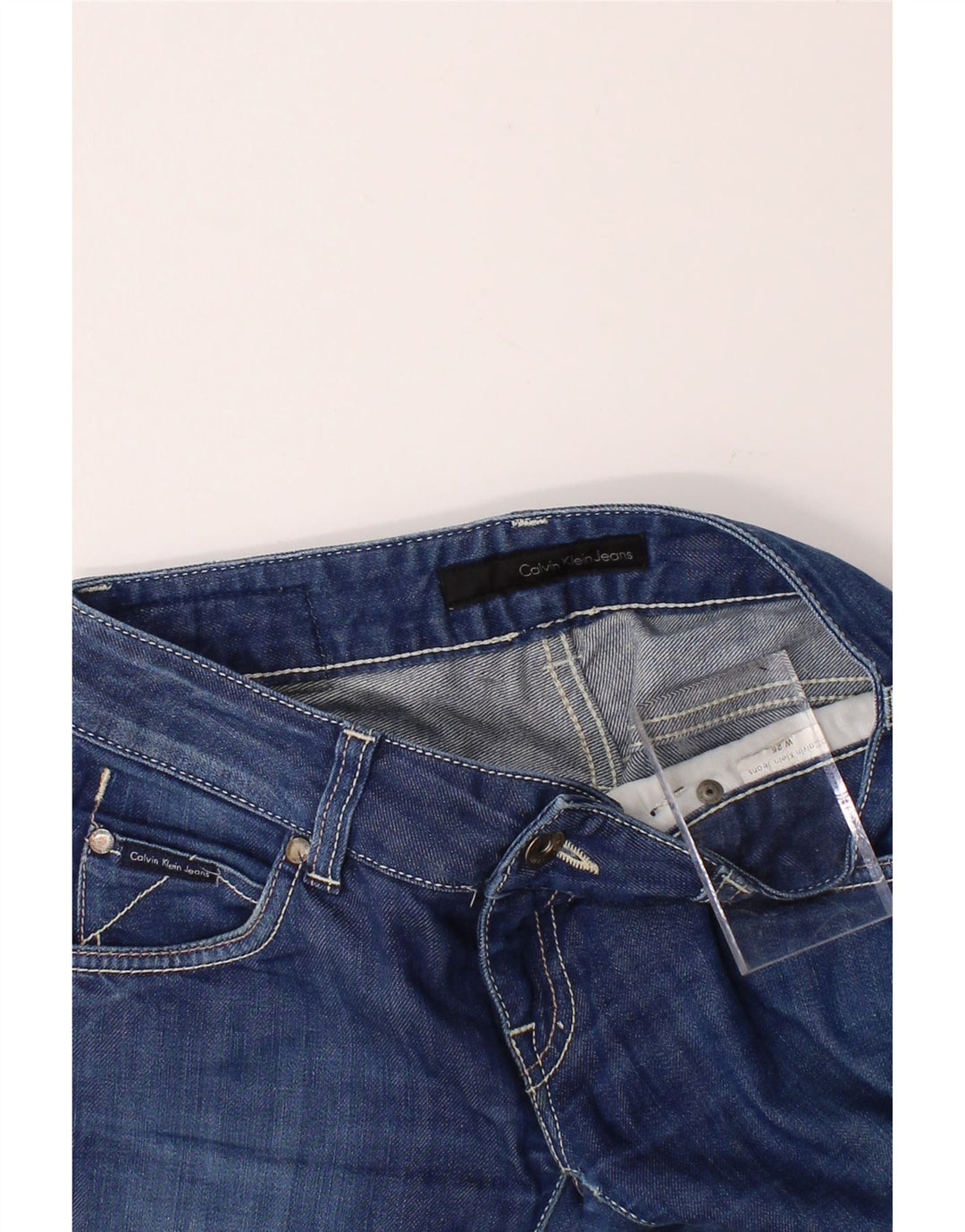 CALVIN KLEIN Womens Straight Jeans  W32 L33 Blue Vintage Calvin Klein and Second-Hand Calvin Klein from Messina Hembry 