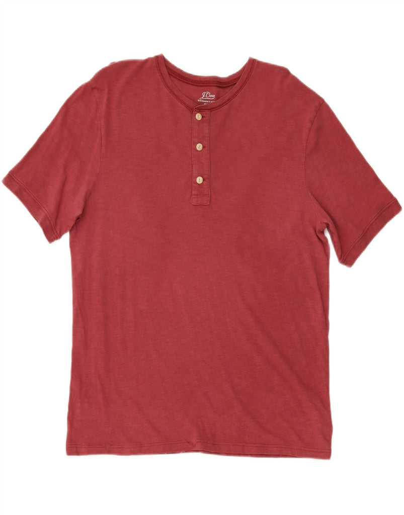 J. CREW Mens T-Shirt Top Medium Red Cotton Vintage J. Crew and Second-Hand J. Crew from Messina Hembry 