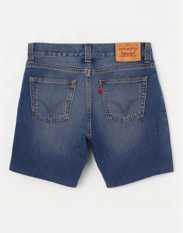 Levi's Mens 512 Denim Shorts W31 Medium Blue