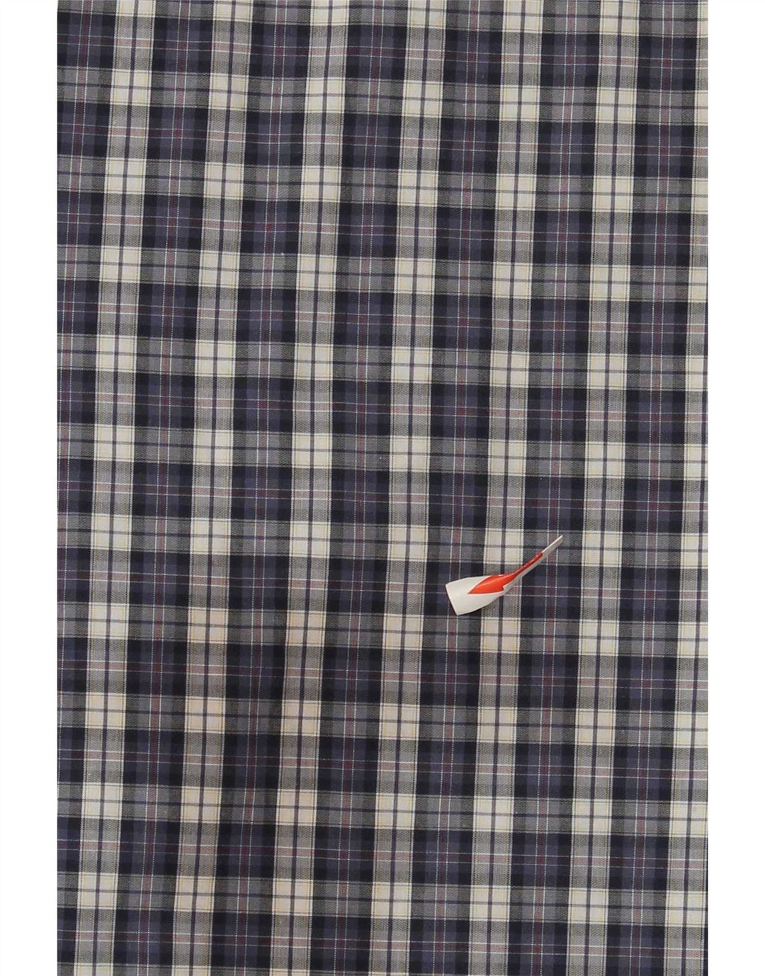 Best Company Mens Regular Fit Shirt 2XL Navy Blue Check Cotton