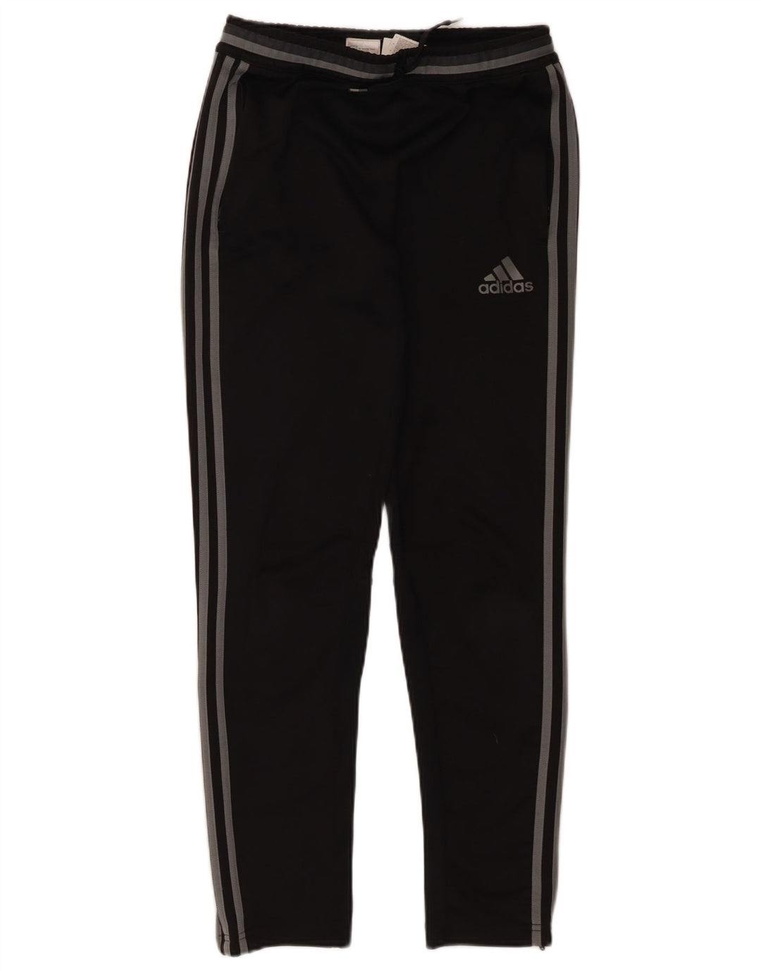 Adidas Boys Climacool Tracksuit Trousers 13-14 Years Black Polyester