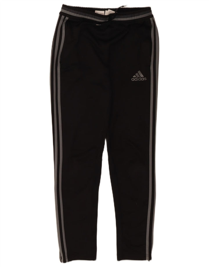Adidas Boys Climacool Tracksuit Trousers 13-14 Years Black Polyester