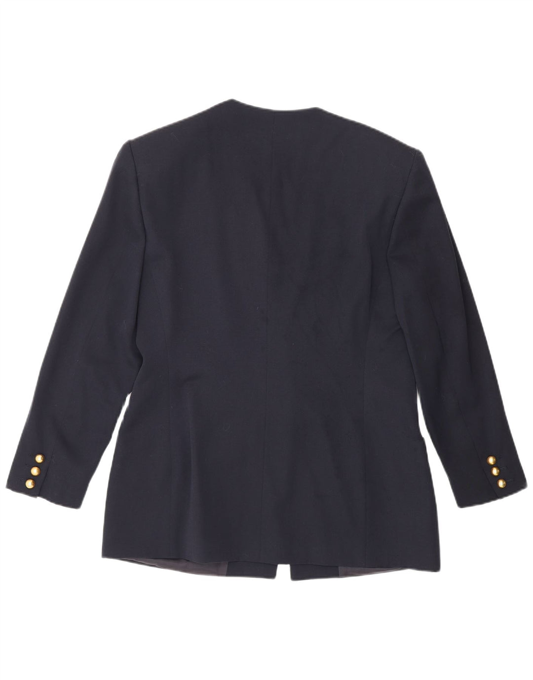 Les Copains Womens 1 Button Blazer Jacket UK 14 Medium Navy Blue