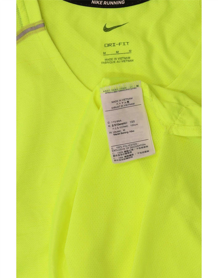 Nike Mens Dri Fit Vest Top Medium Green Polyester