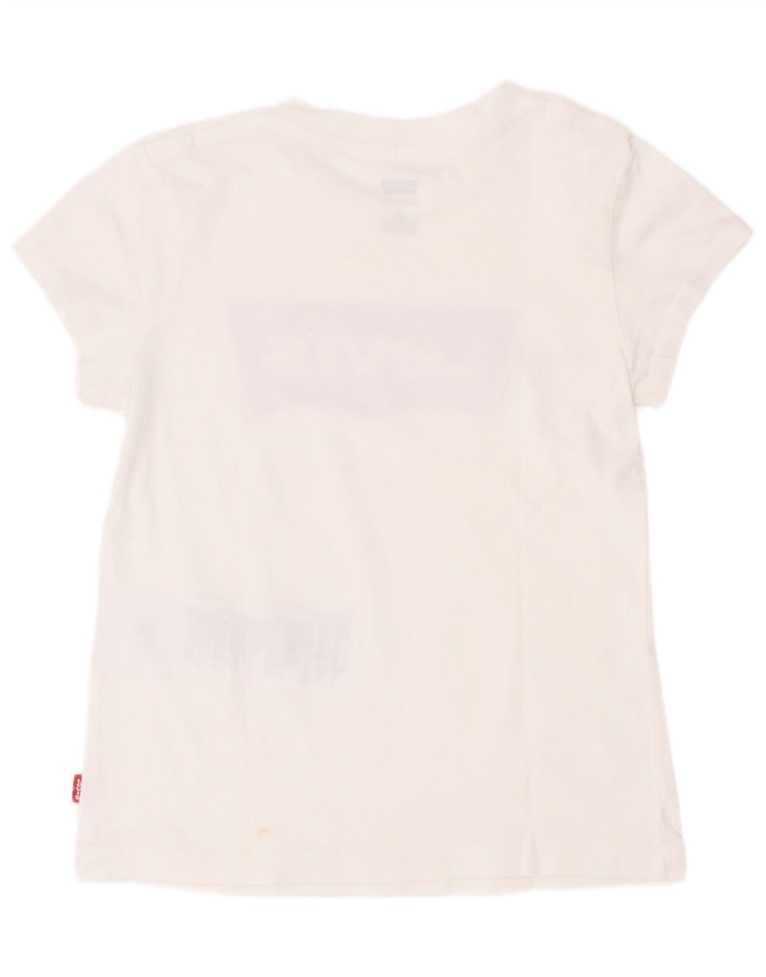 Levi's Boys Graphic T-Shirt Top 4-5 Years White Cotton
