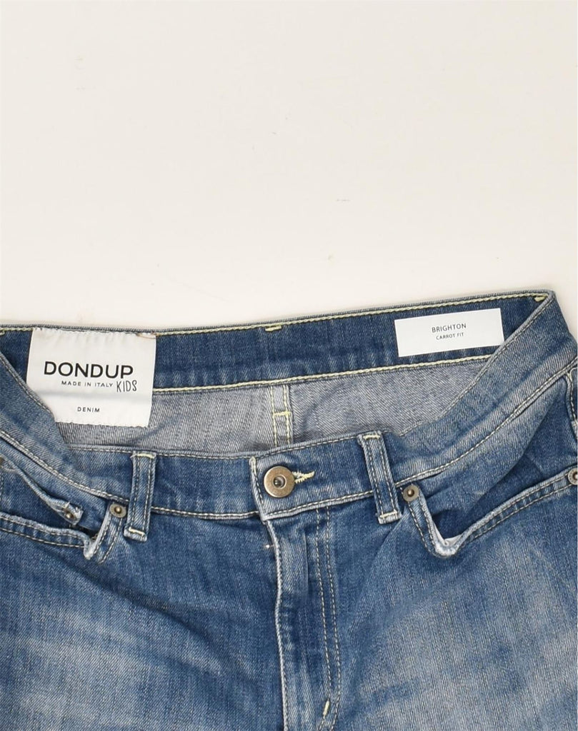 DONDUP Girls Carrot Fit Distressed Slim Jeans 13-14 Years W27 L27  Blue | Vintage Dondup | Thrift | Second-Hand Dondup | Used Clothing | Messina Hembry 