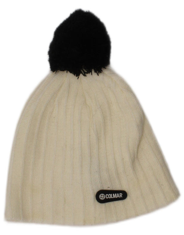 Colmar Womens Knit Beanie Hat One Size Off White Acrylic Winter