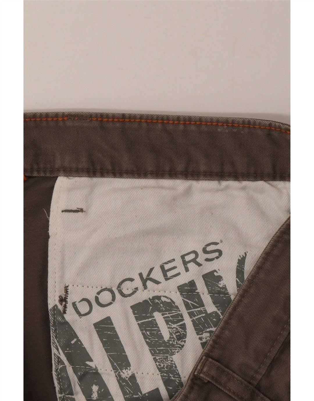 Dockers Mens Alpha Slim Jeans W34 L34 Brown Cotton