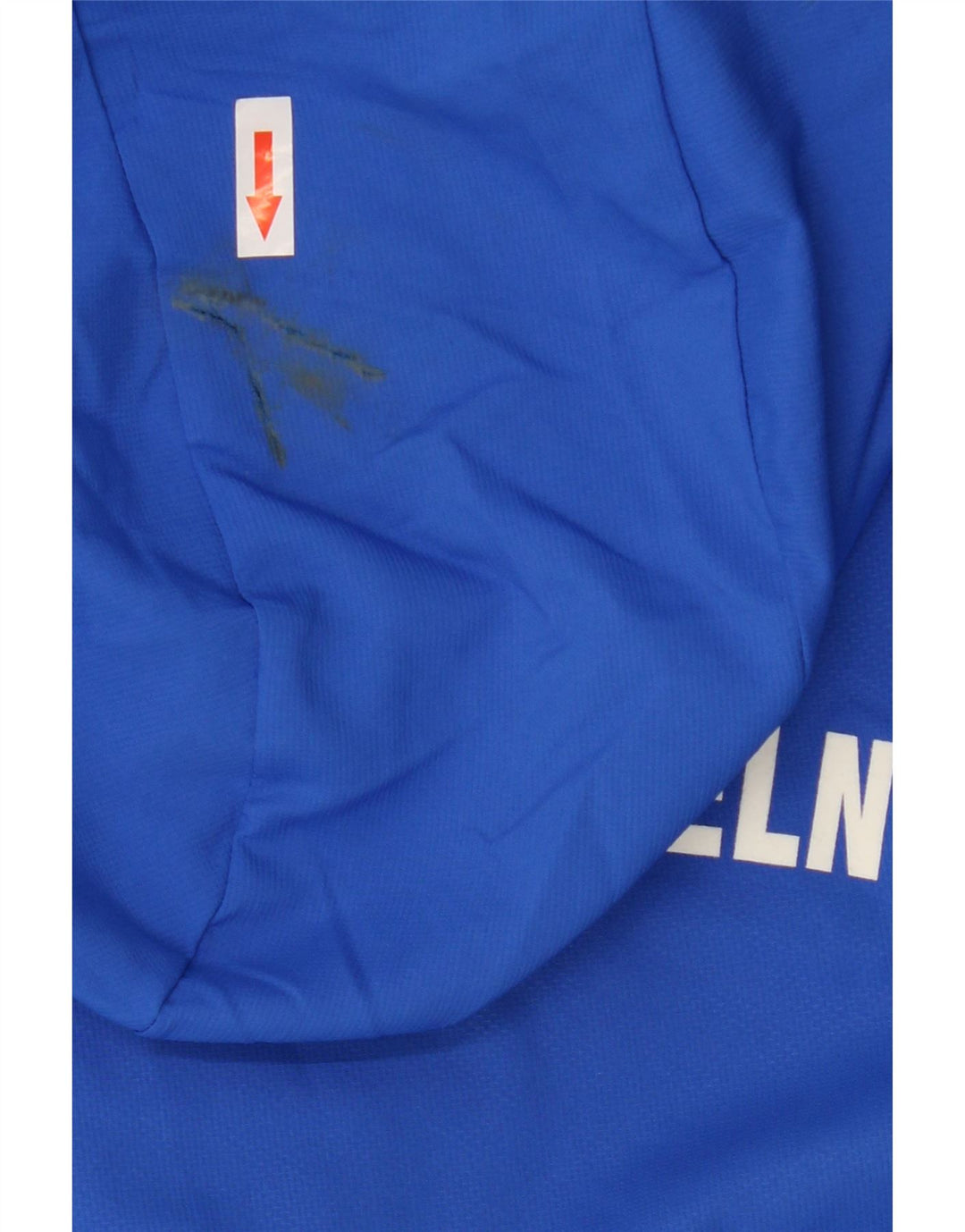 Adidas Mens Graphic Hooded Tracksuit Top Jacket Medium Blue Polyester