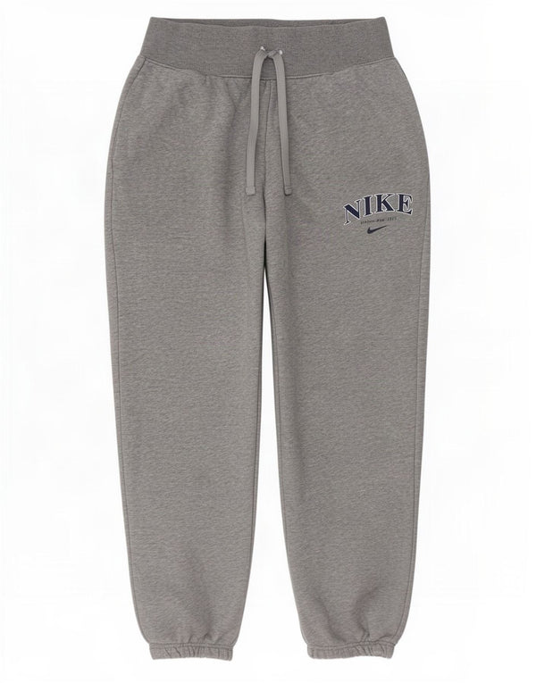 Nike Mens Graphic Tracksuit Trousers Joggers Small Grey Flecked Cotton