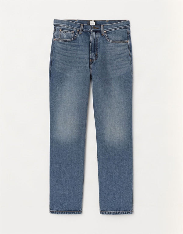 Wrangler Mens Evolution Straight Jeans W32 L34 Blue Cotton