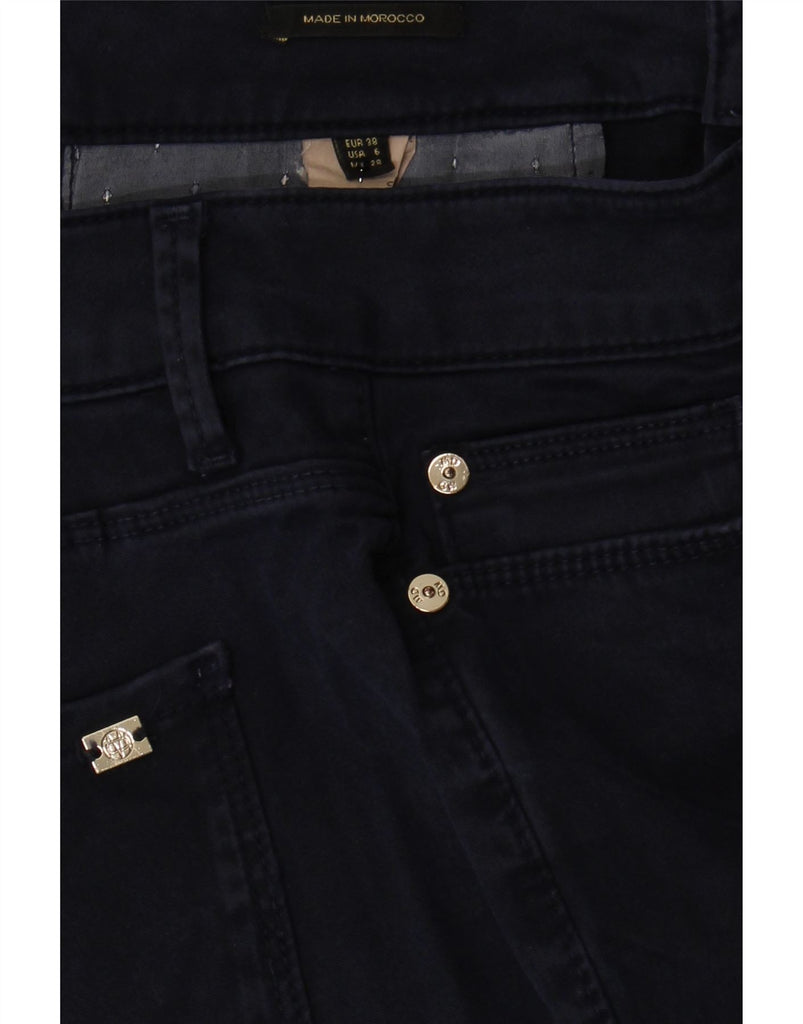 MASSIMO DUTTI Womens Skinny Casual Trousers EU 38 Small W28 L29 Navy Blue Vintage Massimo Dutti and Second-Hand Massimo Dutti from Messina Hembry 