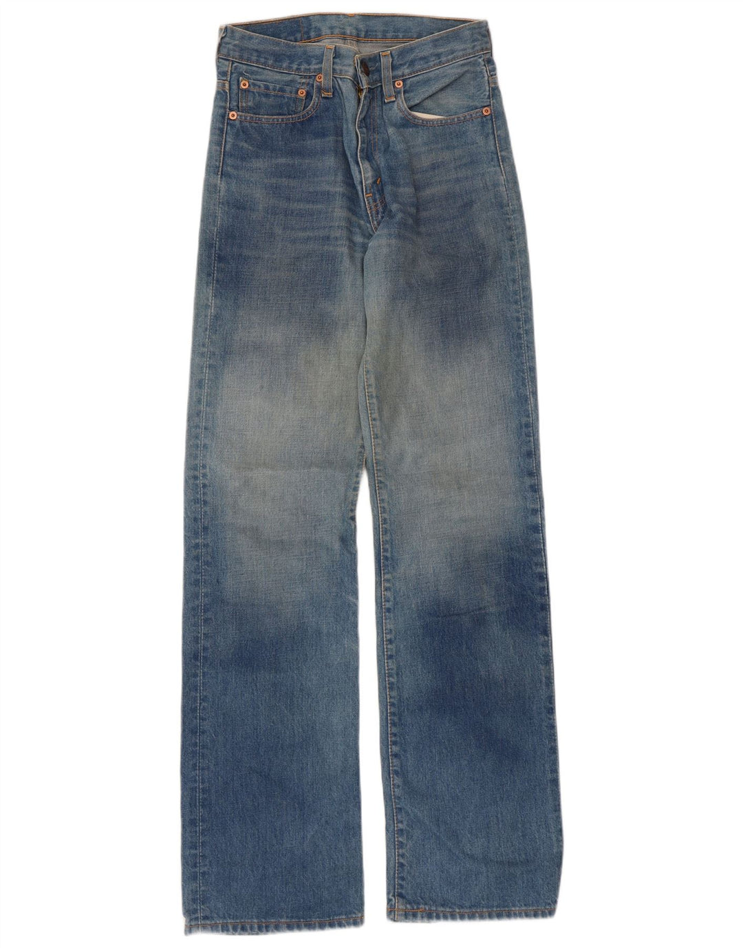 Levi's Mens High Waist Jeans W28 L34 Blue Cotton