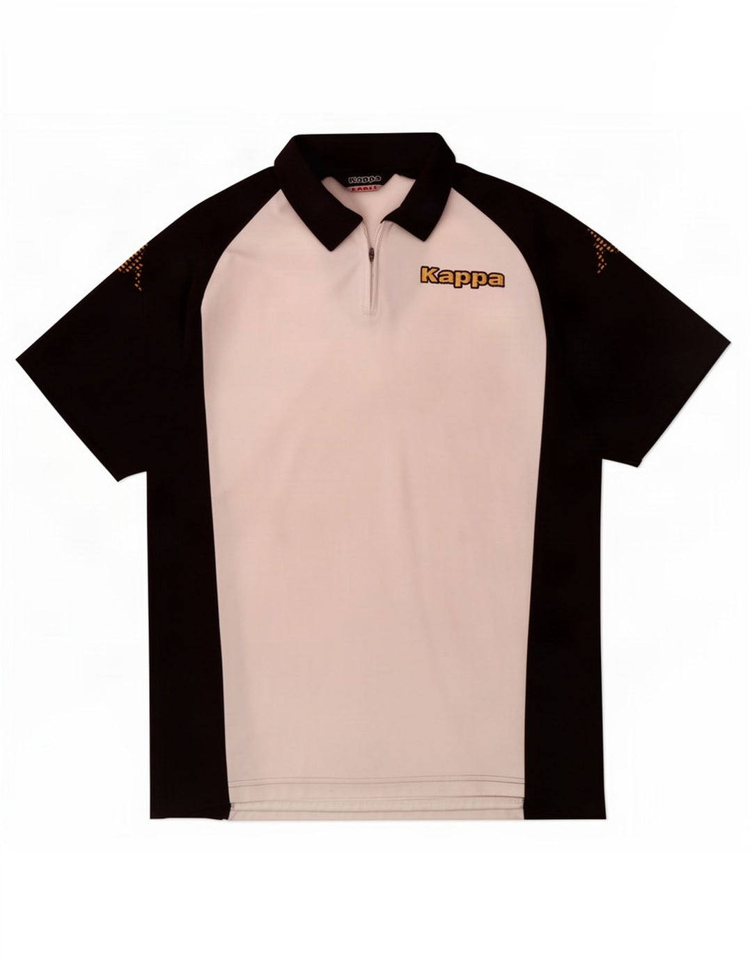 Kappa Mens Polo Shirt Large White Colourblock Polyester