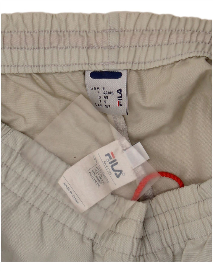 Fila Mens Sport Shorts Small  Grey Polyamide