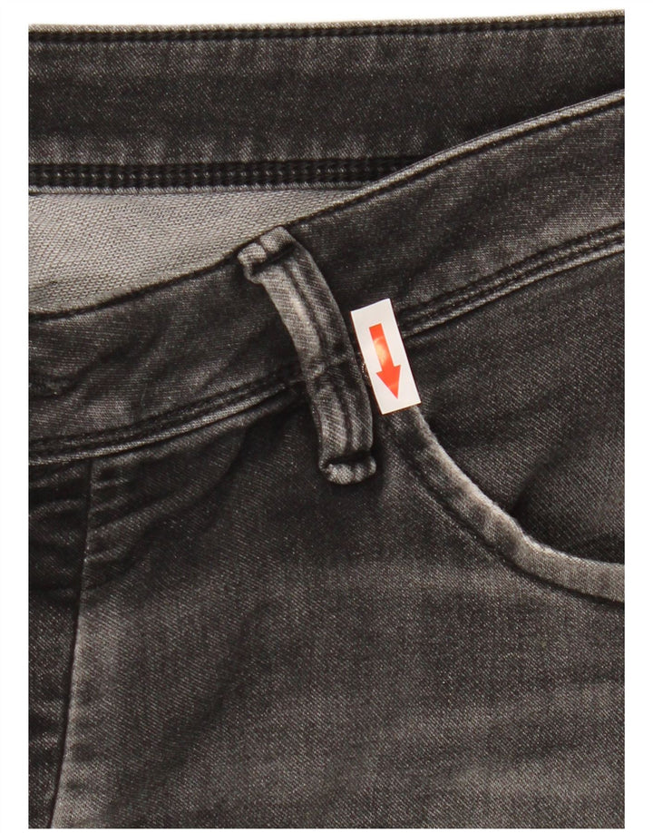 Jack & Jones Mens Regular Fit Denim Shorts XL W38 Grey Cotton