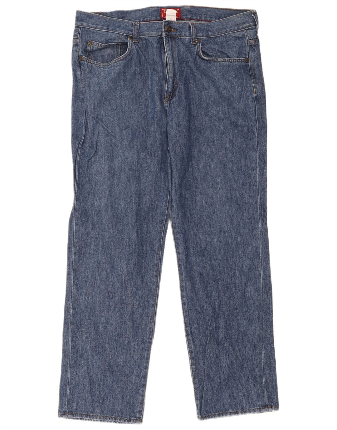 Chaps Mens Straight Jeans W36 L30 Blue Cotton