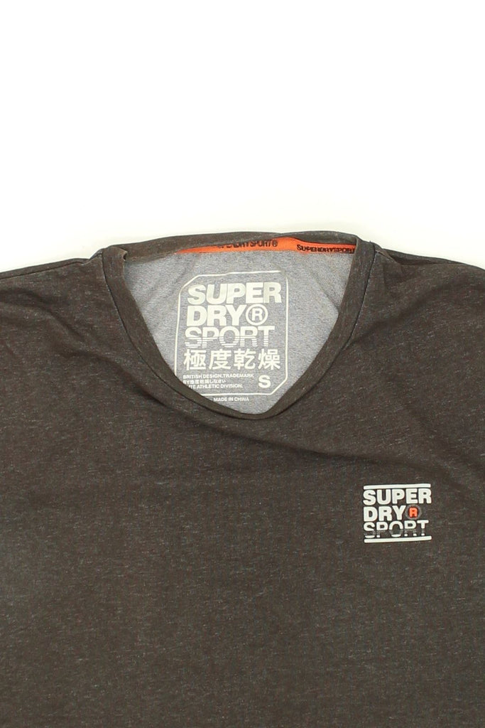 SUPERDRY Mens T-Shirt Top Small Black Cotton | Vintage Superdry | Thrift | Second-Hand Superdry | Used Clothing | Messina Hembry 