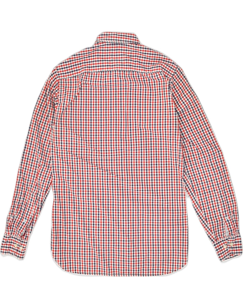 TOMMY HILFIGER Mens Regular Fit Shirt XS Red Gingham Cotton | Vintage Tommy Hilfiger | Thrift | Second-Hand Tommy Hilfiger | Used Clothing | Messina Hembry 