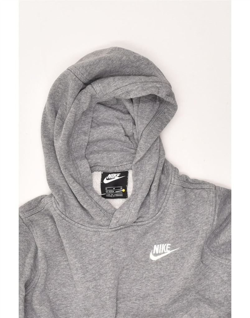 NIKE Boys Hoodie Jumper 10-11 Years Medium Grey | Vintage Nike | Thrift | Second-Hand Nike | Used Clothing | Messina Hembry 