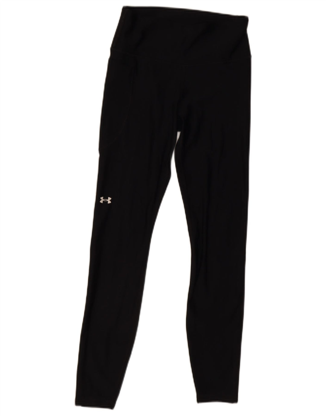 Under Armour Womens Leggings UK 10 Small Black Polyester