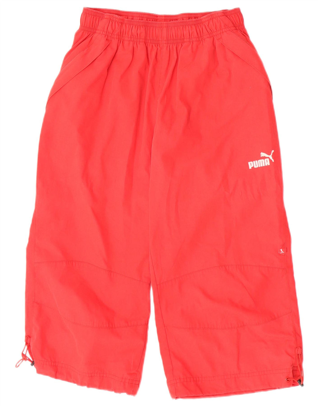 Puma Womens Capri Tracksuit Trousers UK 6 XS  Red Polyester