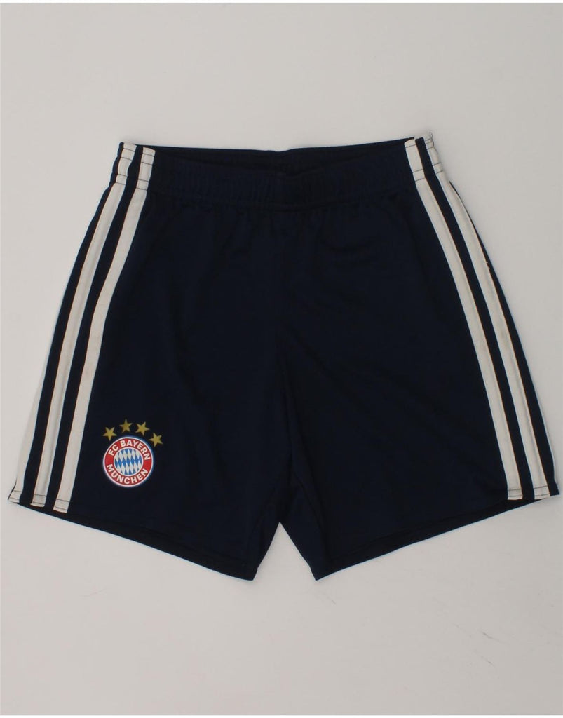 ADIDAS Boys FC Bayern Munchen Sport Shorts 5-6 Years Navy Blue | Vintage Adidas | Thrift | Second-Hand Adidas | Used Clothing | Messina Hembry 