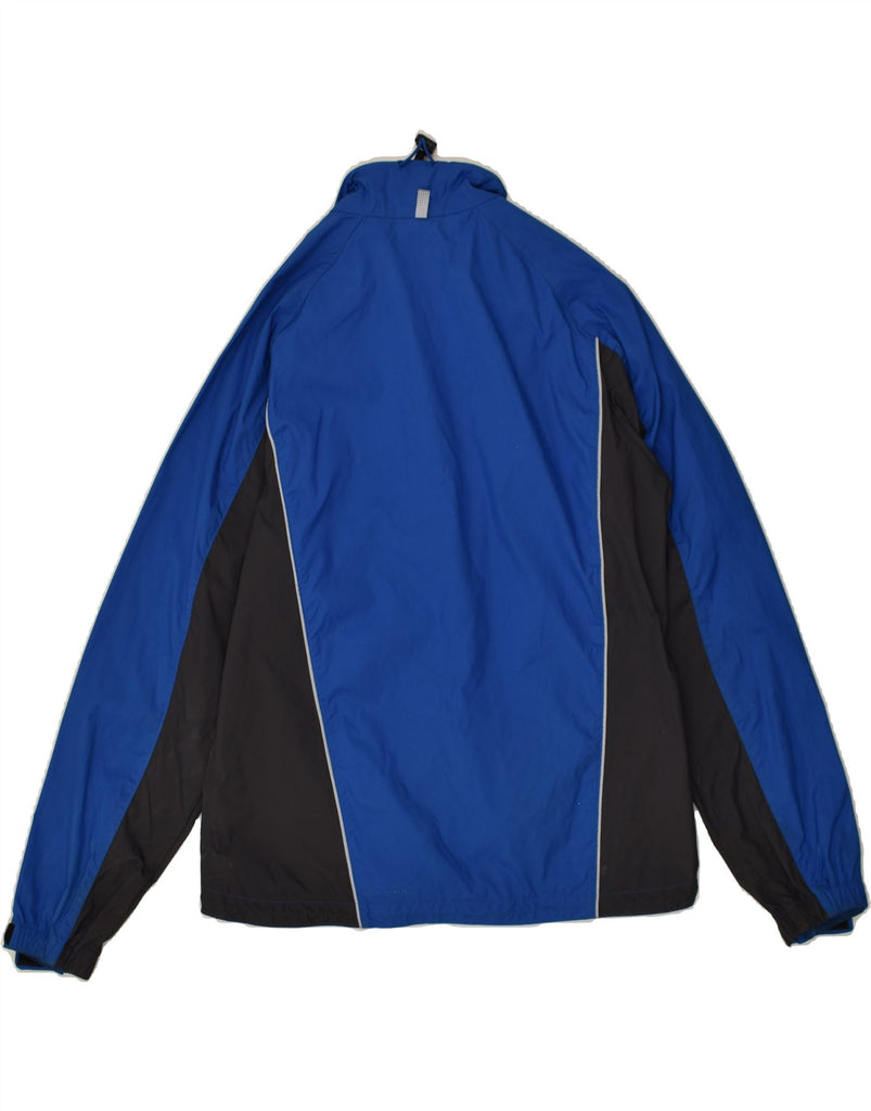 NIKE Boys Clima-fit Rain Jacket 15-16 Years Large Blue Colourblock | Vintage Nike | Thrift | Second-Hand Nike | Used Clothing | Messina Hembry 