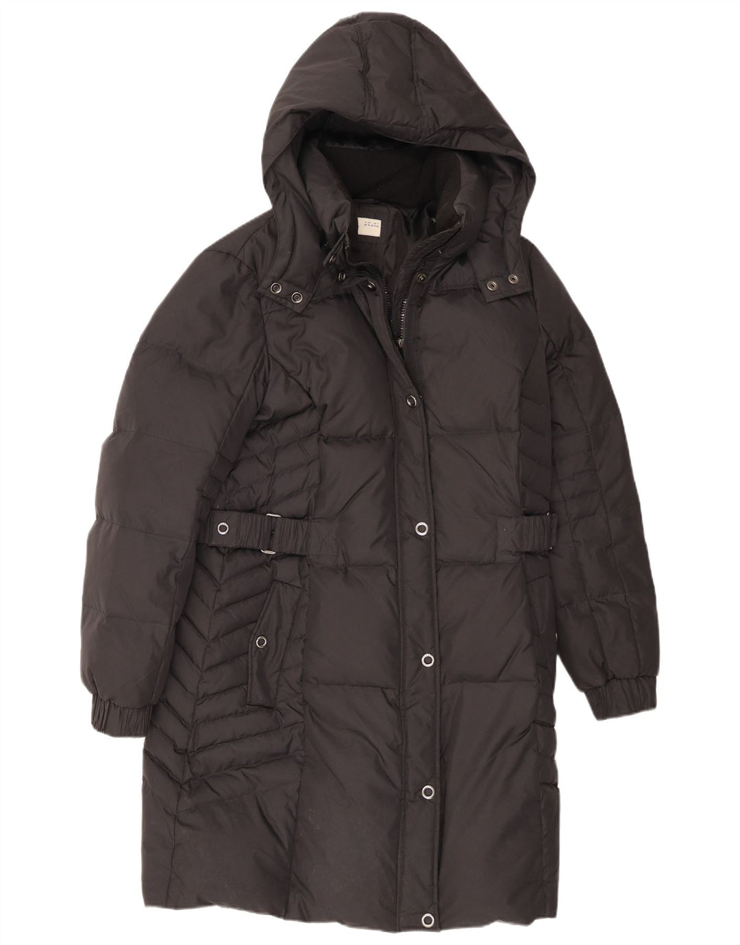 Esprit Womens Hooded Padded Coat UK 18 XL Black Polyester
