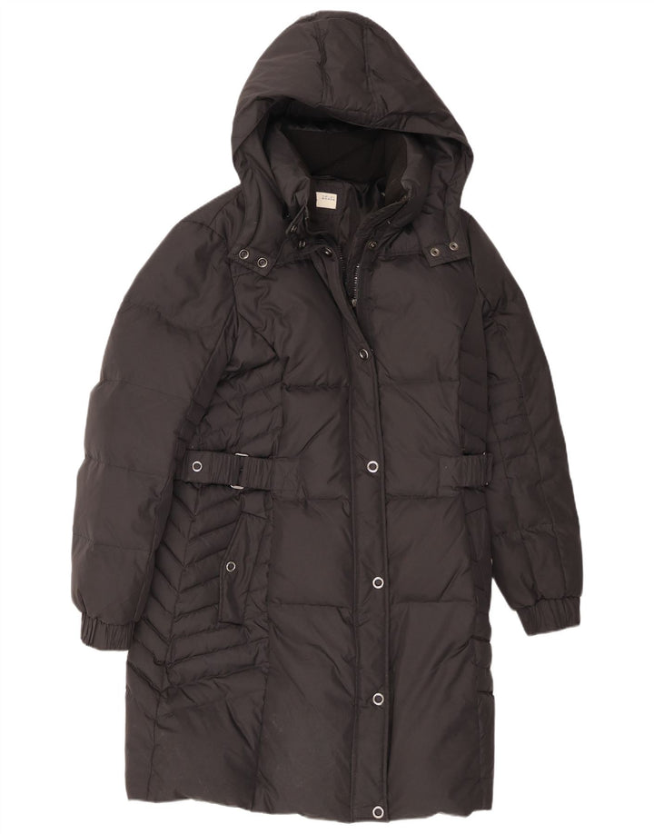 Esprit Womens Hooded Padded Coat UK 18 XL Black Polyester